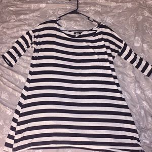 BDG black & white stripped dress, size M.